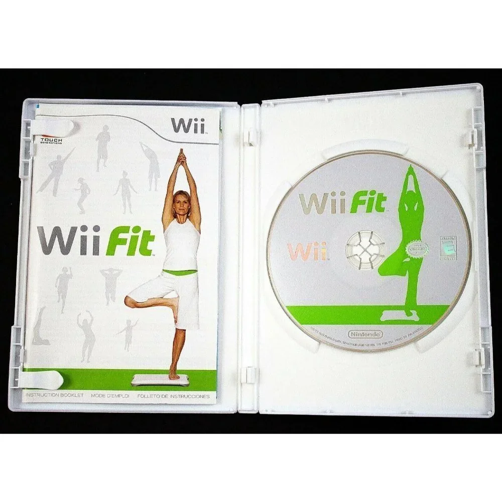 Nintendo Wii‎ Fit Fitness Game Complete w/ Manual Tested